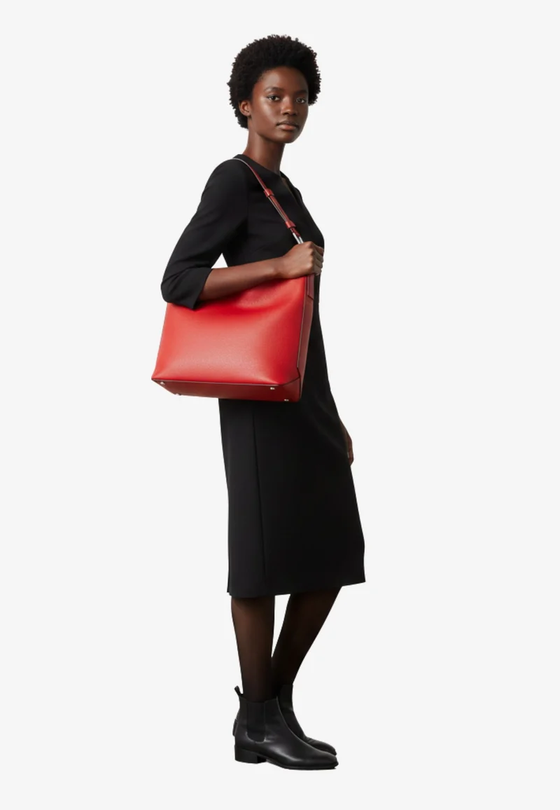 Sac Seau Lancel Fourre-tout Rouge
