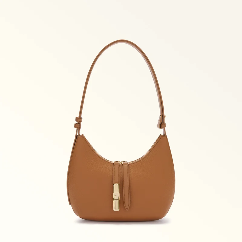 Furla Sac Bandoulière S Goccia Cuir Marron