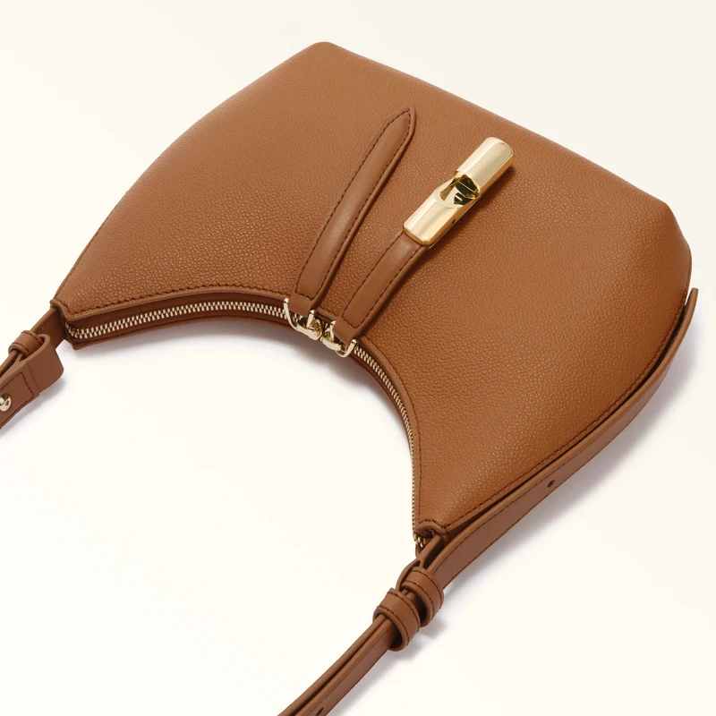Furla Sac Bandoulière S Goccia Cuir Marron