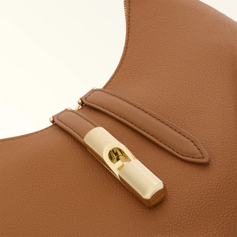 Furla Sac Bandoulière S Goccia Cuir Marron