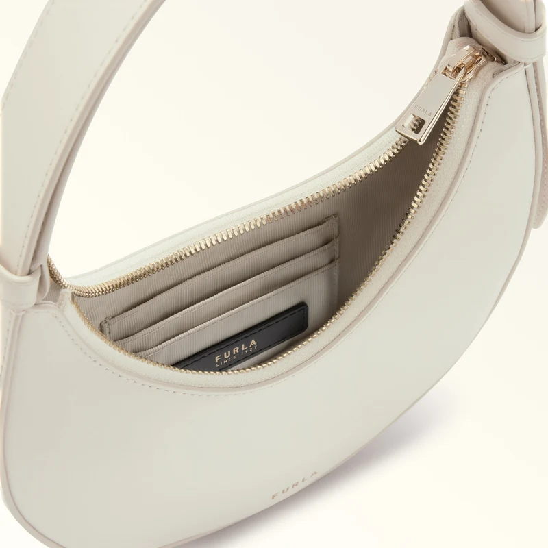 Furla Sacs À Main Mini Delizia Cuir Beige