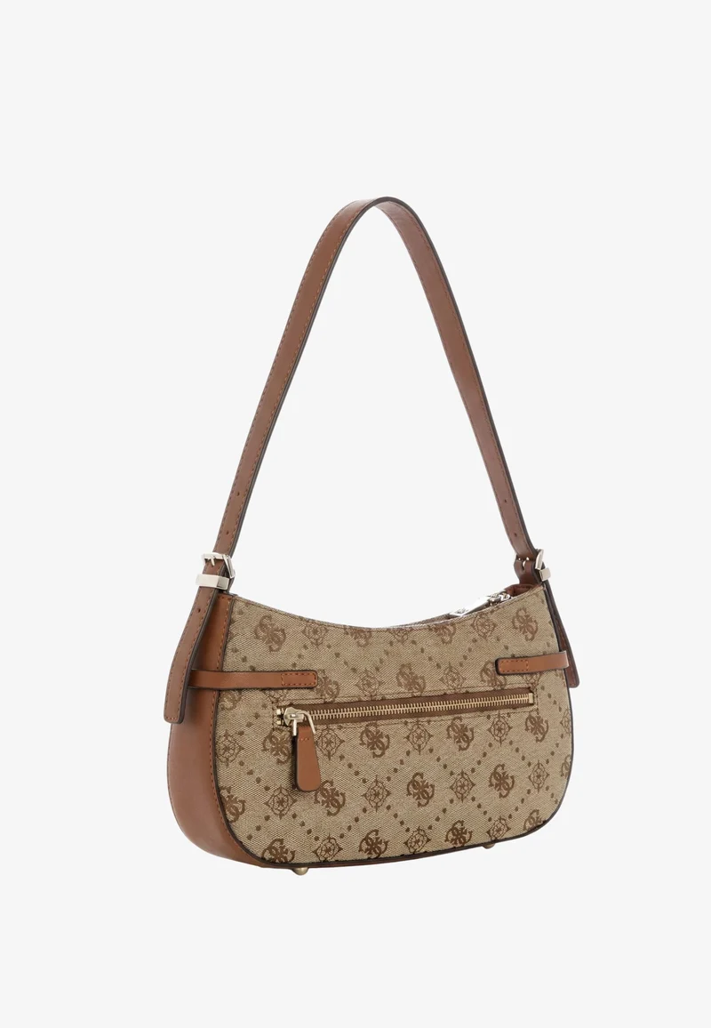 Guess Sac Bandoulière Melinda Logo Tri Com Latte Logo