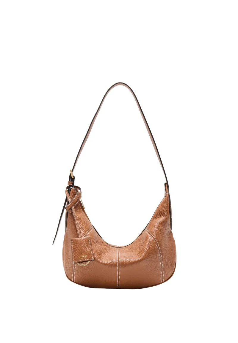 Lancel Sac Bandoulière Victoire Camel Femme