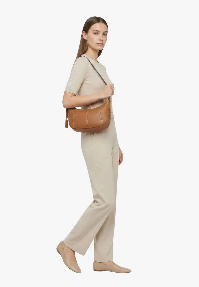 Lancel Sac Bandoulière Victoire Camel Femme
