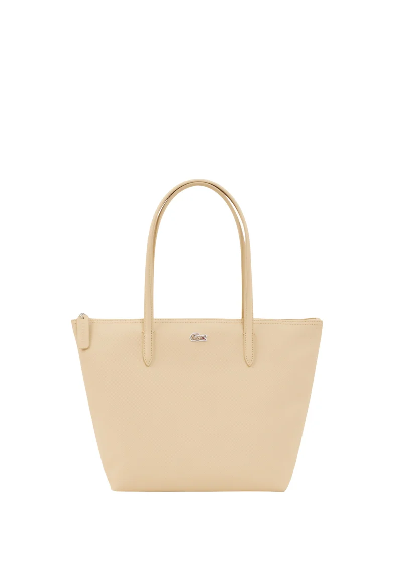 Lacoste Sac Cabas Femme L.12.12 Concept Jaune/Beige