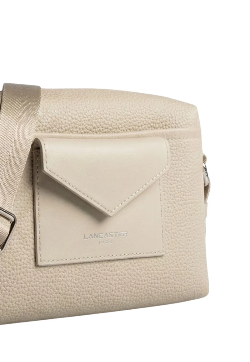 Lancaster Sac trotteur Zippé Maya Double KBA Ivoire