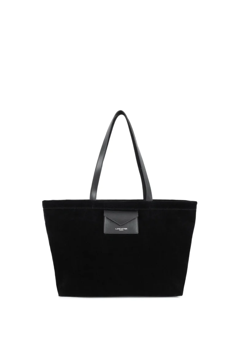 Lancaster Sac cabas épaule Zippé L Suédine KBA Noir