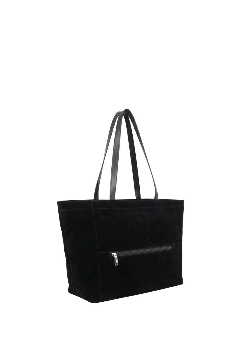 Lancaster Sac cabas épaule Zippé L Suédine KBA Noir