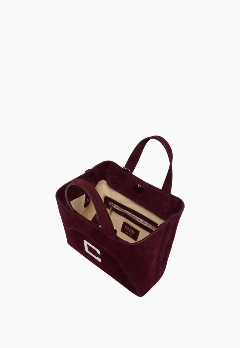 Carel Paris Sacs À Main Place Clemenceau Cuir Violet