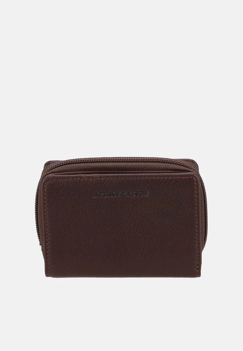 Arthur & Aston Porte Cartes Mixte, Homme, Femme Chataigne