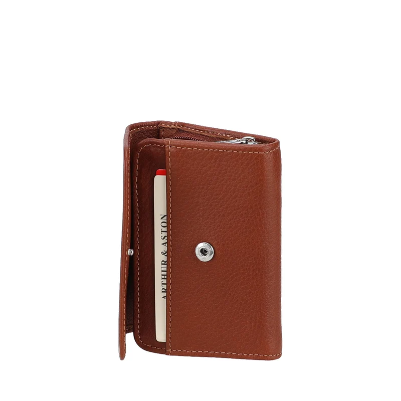 Arthur & Aston Porte Cartes Mixte, Homme, Femme Cognac