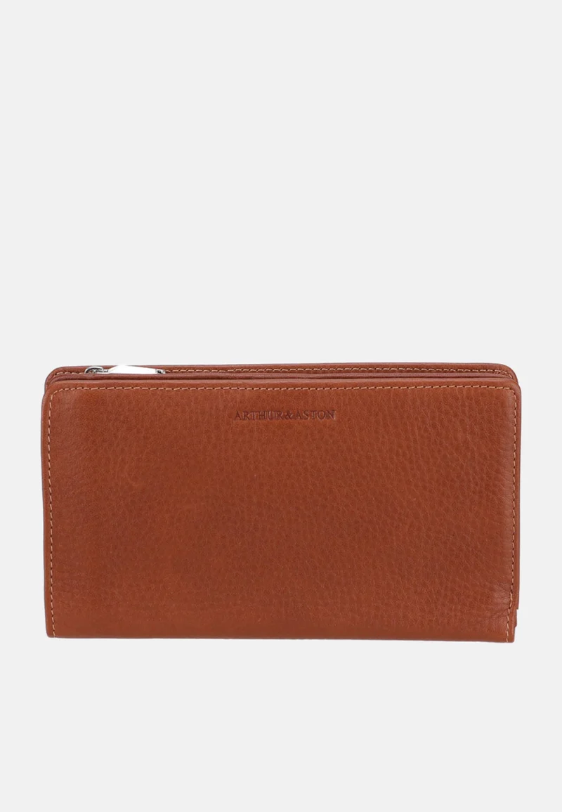 Arthur & Aston Porte Cartes Mixte, Homme, Femme Cognac