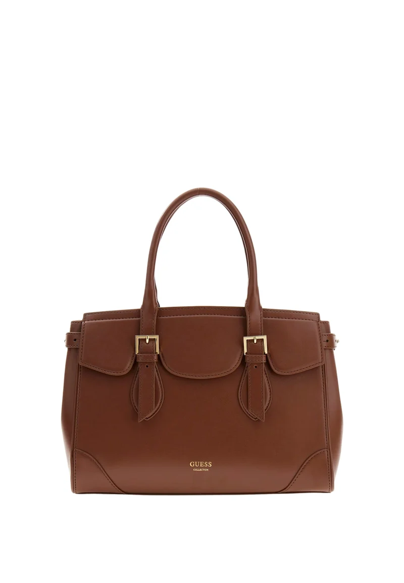 Guess Sac Bandoulière Diana Maxi Satchel Chocolate