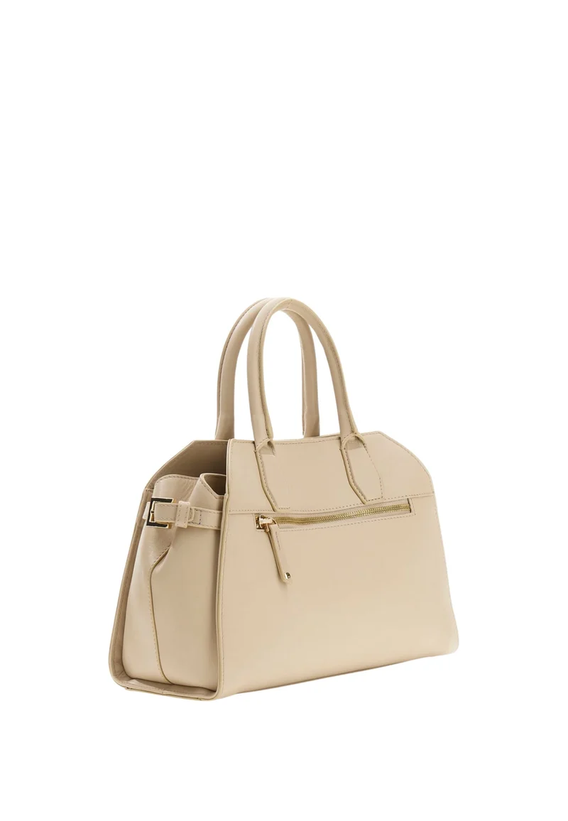 Guess Sac Bandoulière Yulia Small Satchel Sand
