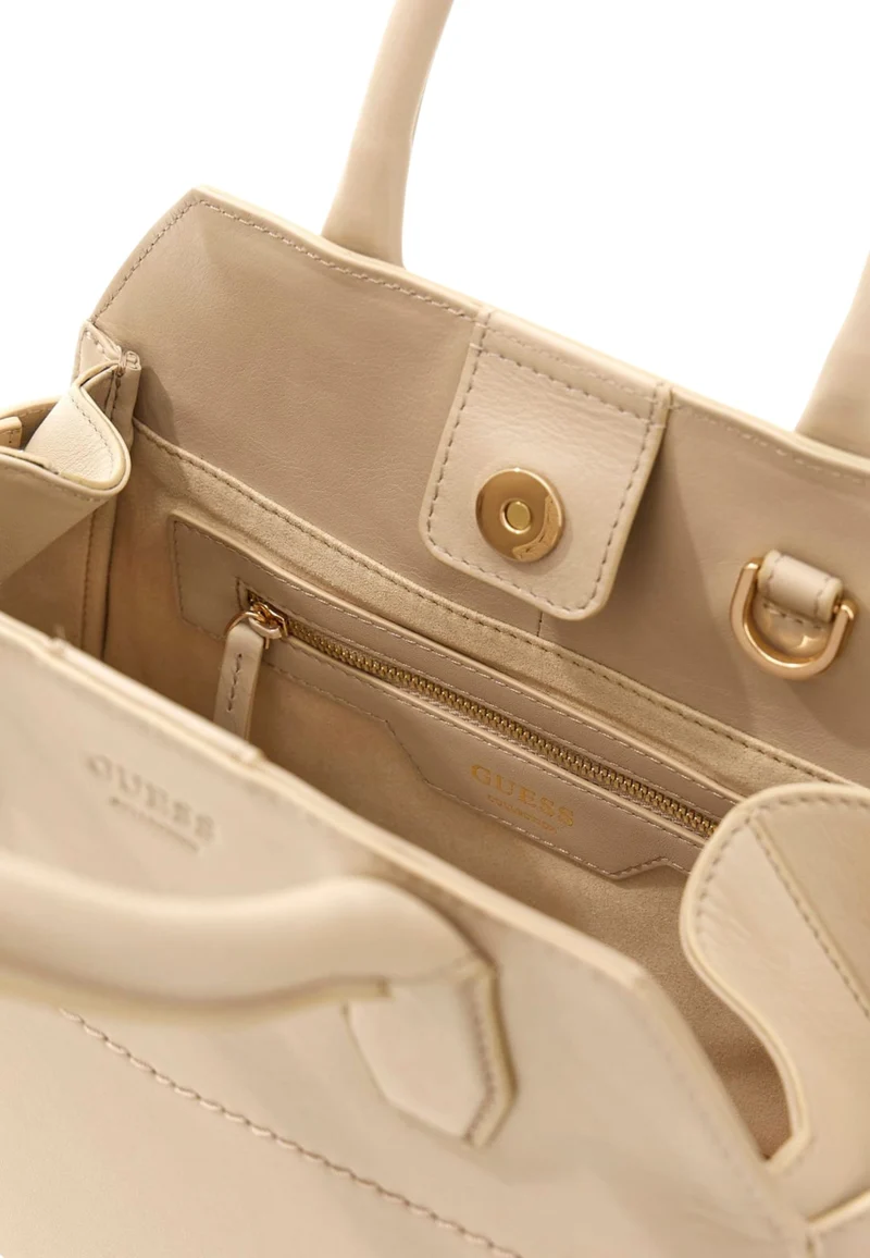 Guess Sac Bandoulière Yulia Small Satchel Sand