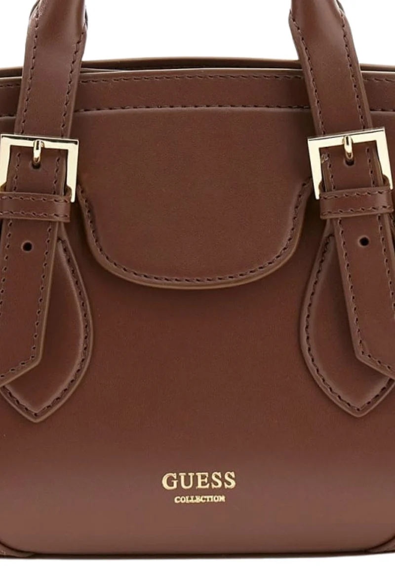 Guess Sac Bandoulière Diana Maxi Satchel Chocolate
