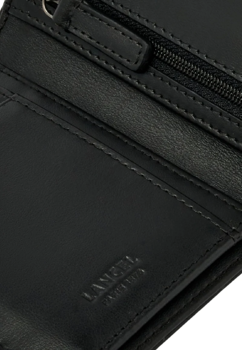 Lancel Portefeuille Leon Noir/Noir Homme