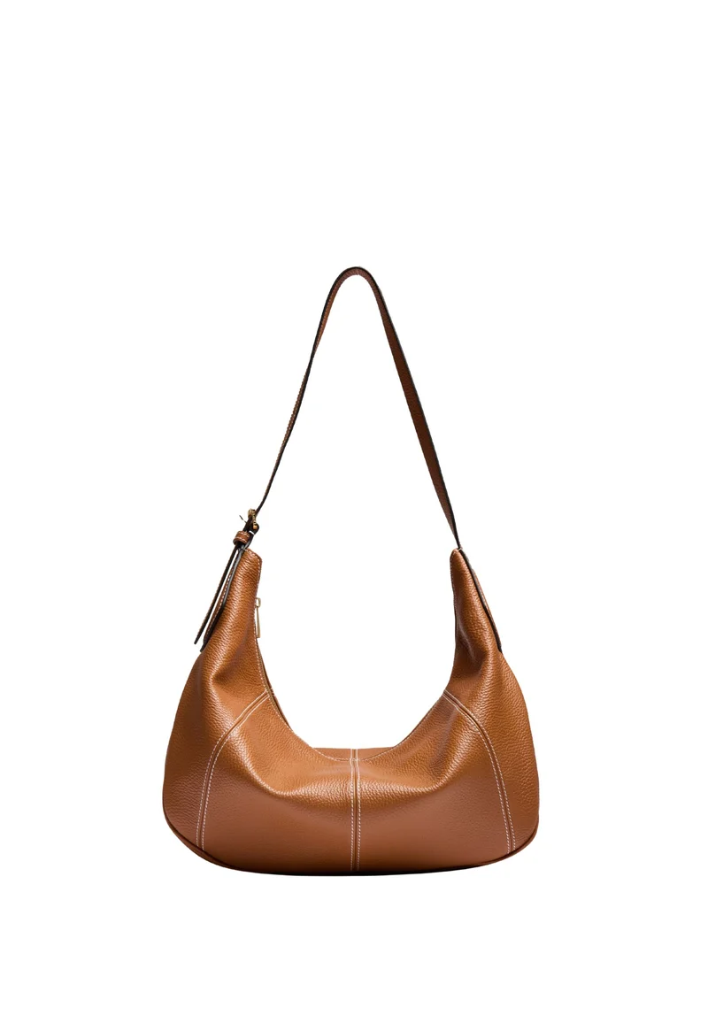 Lancel Sac Bandoulière Victoire Camel Femme