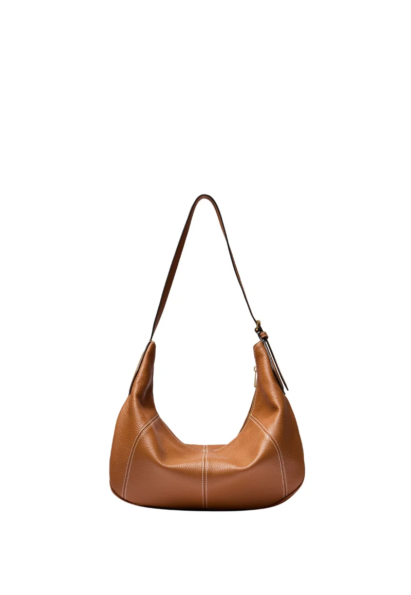 Lancel Sac Bandoulière Victoire Camel Femme