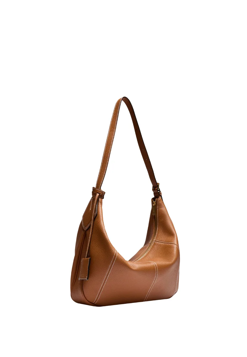 Lancel Sac Bandoulière Victoire Camel Femme