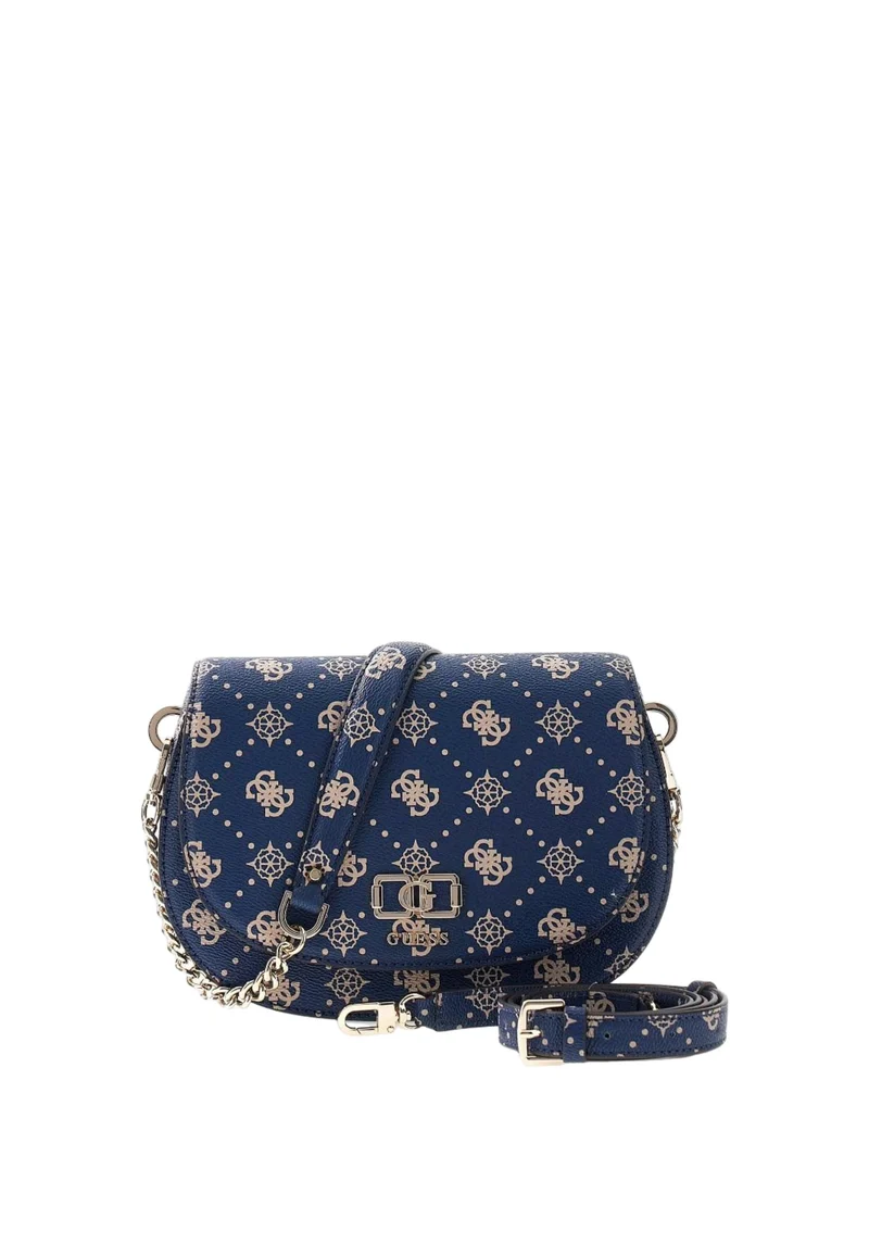 Guess Sac Bandoulière Emelie Logo 2 Comp S Navy Logo