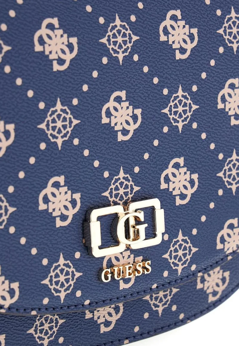 Guess Sac Bandoulière Emelie Logo 2 Comp S Navy Logo