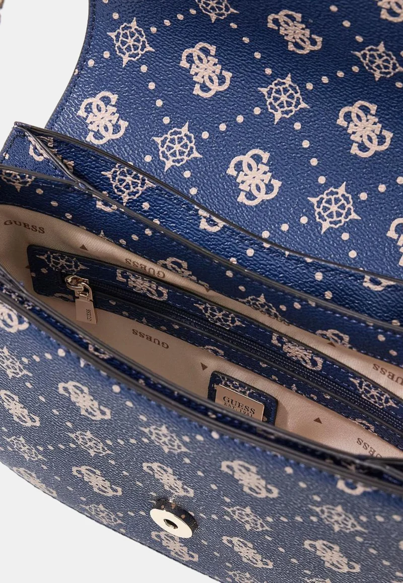 Guess Sac Bandoulière Emelie Logo 2 Comp S Navy Logo