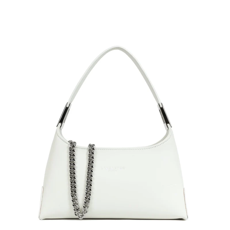 Lancaster Sac à main Zippé S Suave Ace Blanc Cassé