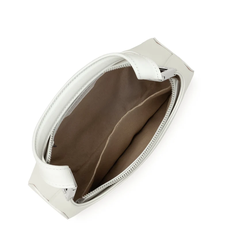 Lancaster Sac à main Zippé S Suave Ace Blanc Cassé