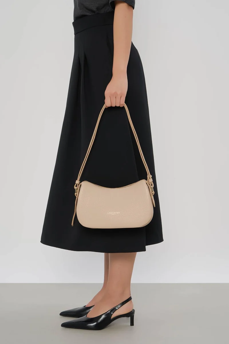 Lancaster Sac besace S Dune Beige Foncé