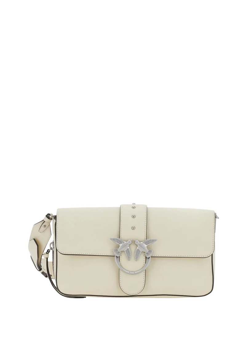 Pinko Sacs à main Love One Slouchy Zip Classic V Blanc