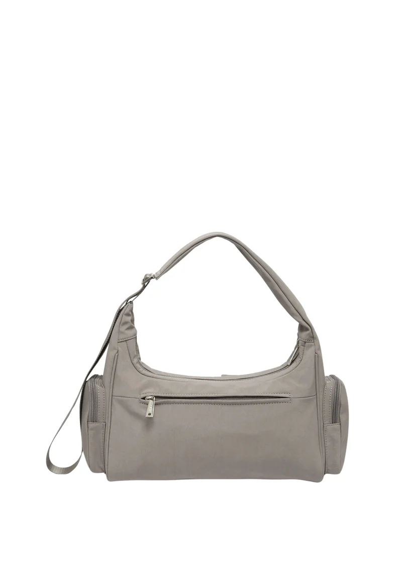 Lancaster Sac besace Zippé Basic Pocket Galet Fonce
