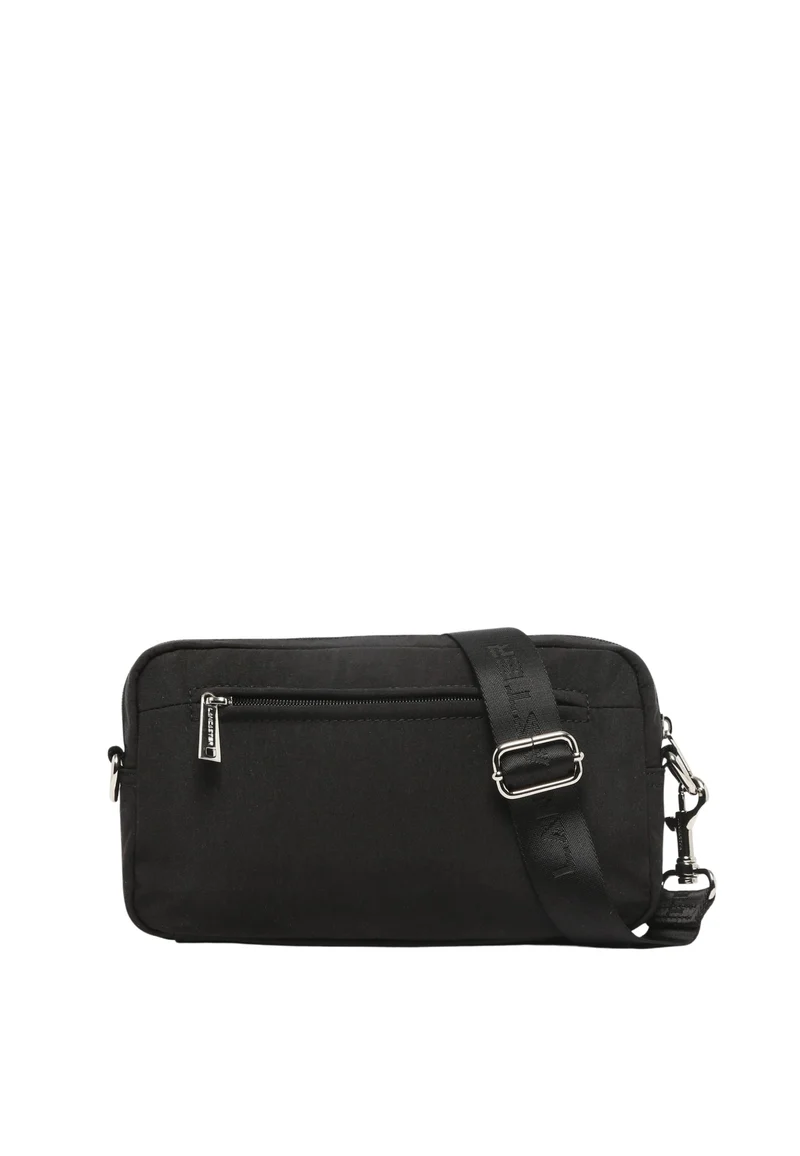 Lancaster Sac trotteur Zippé Basic Pocket Noir