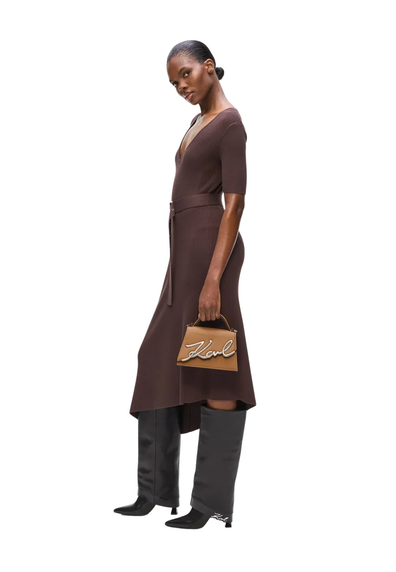 Karl Lagerfeld Sac Bandoulière Essentials Marron