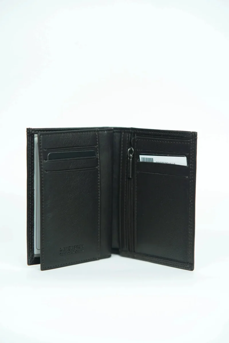 Lancaster Portefeuille Cuir Vachette Marron RFID