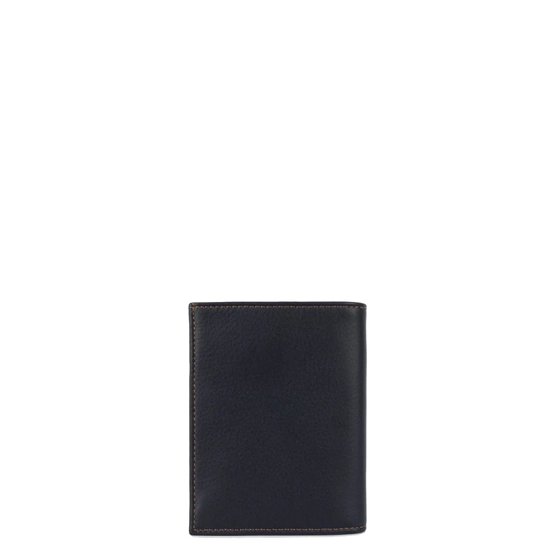 Lancaster Portefeuille Pliée M Soft Vintage Homme Bleu Foncé - Camel
