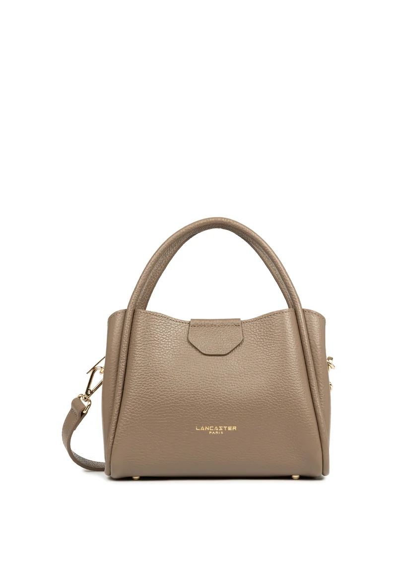 Lancaster Sac à main Aimantée S Ida Double Taupe - In - Or