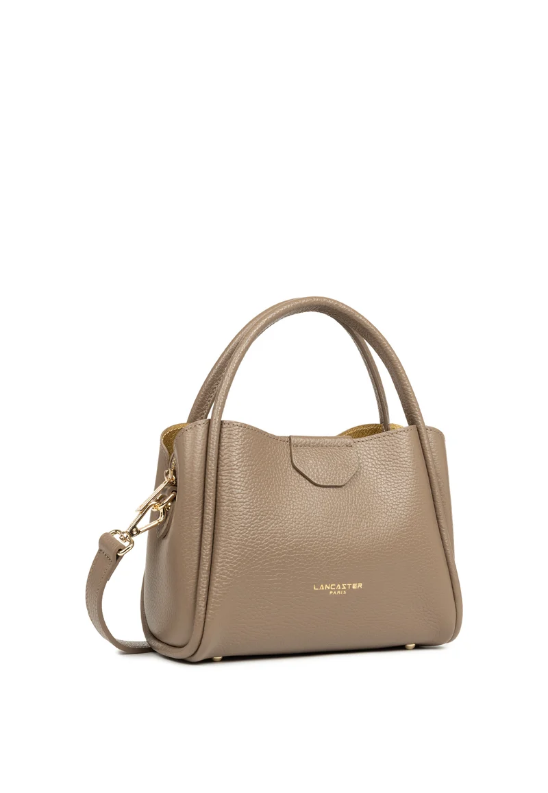 Lancaster Sac à main Aimantée S Ida Double Taupe - In - Or