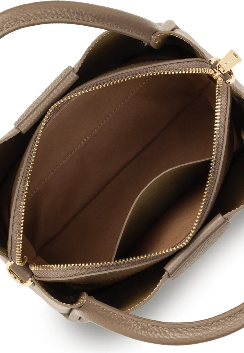 Lancaster Sac à main Aimantée S Ida Double Taupe - In - Or
