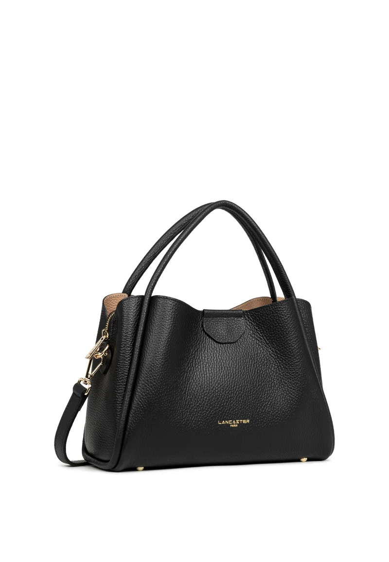 Lancaster Sac à main Aimantée M Ida Double Noir - In - Nude