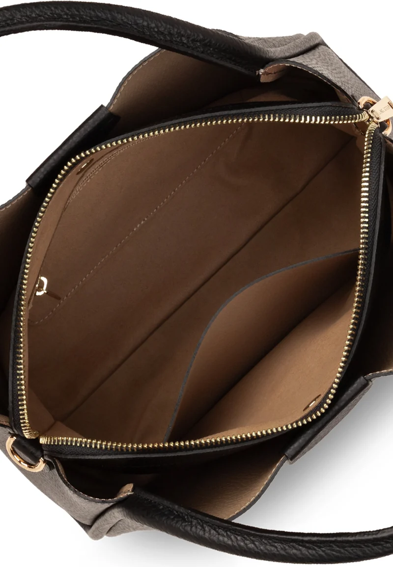 Lancaster Sac à main Aimantée M Ida Double Noir - In - Nude