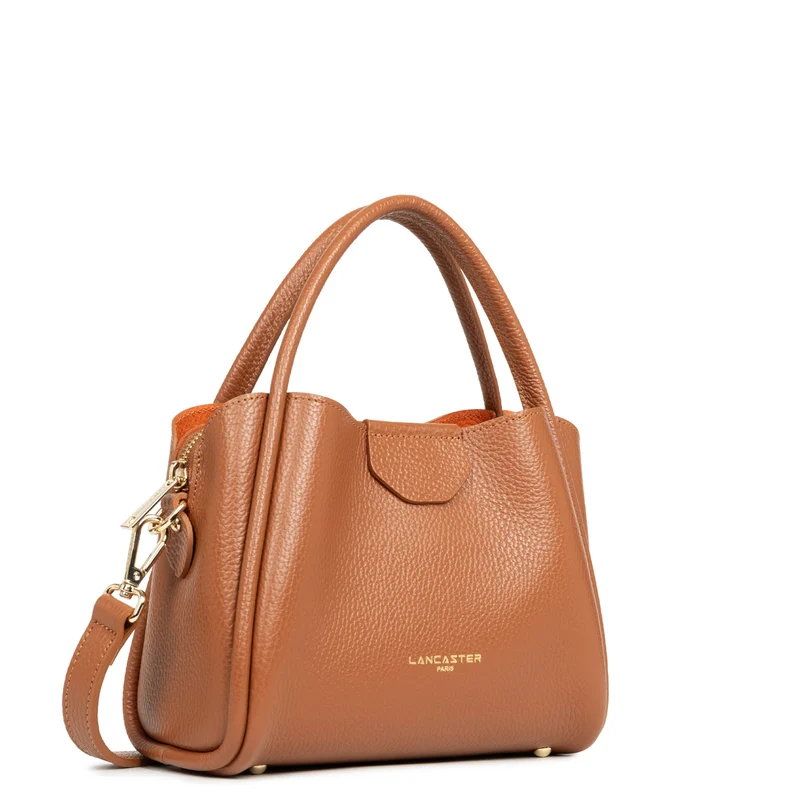 Lancaster Sac à main Aimantée S Ida Double Camel - In - Orange