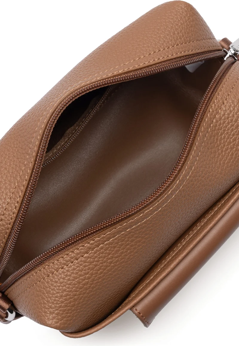Lancaster Sac trotteur Zippé Maya Double KBA Moka