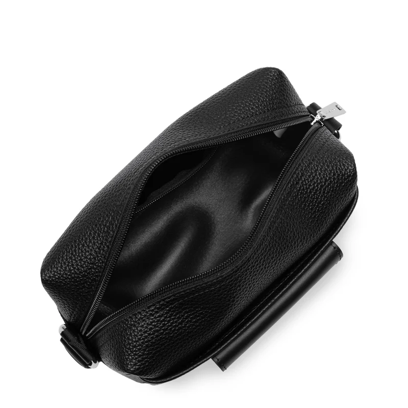 Lancaster Sac trotteur Zippé Maya Double KBA Noir