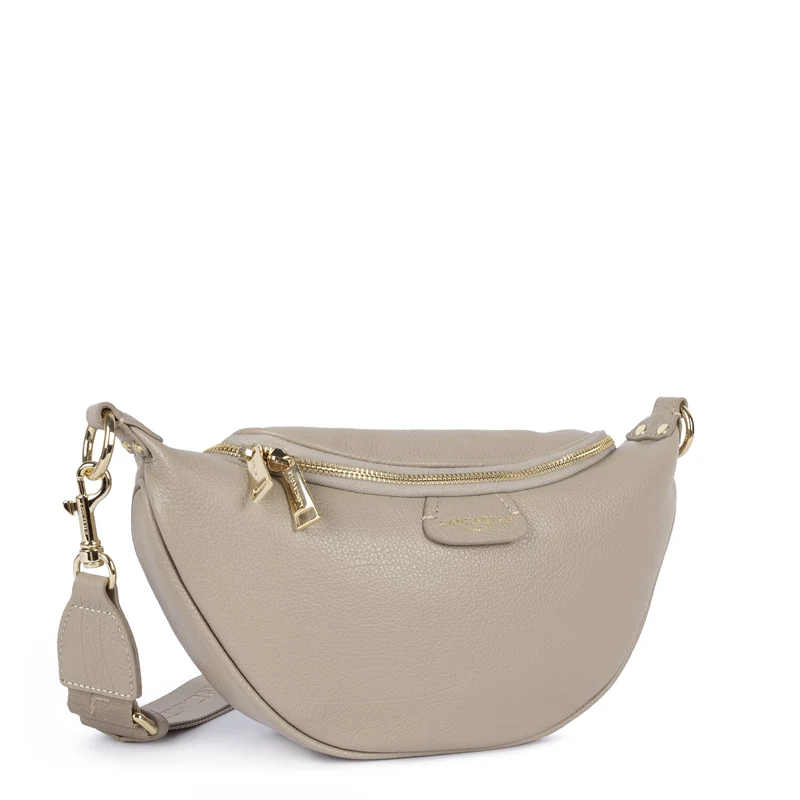 Lancaster Sac banane Zippé Dune Galet