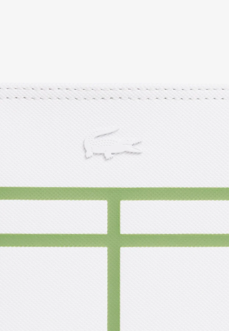 Lacoste Sac cabas Anna zippé réversible Blanc