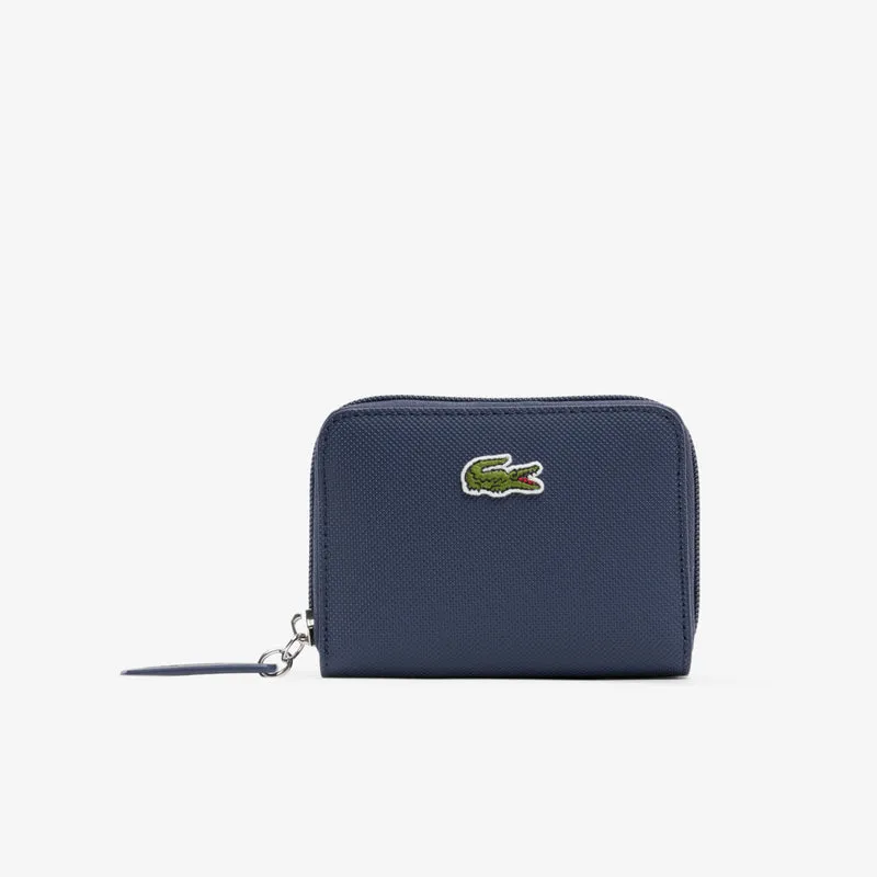 Lacoste Mini porte-monnaie zippé L.12.12 Concept Bleu