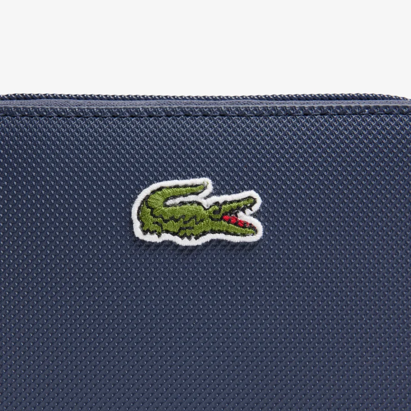 Lacoste Mini porte-monnaie zippé L.12.12 Concept Bleu