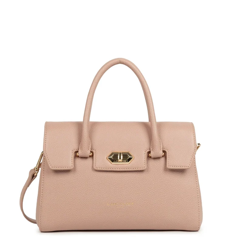 Lancaster Sac à main A rabat avec fermoir S Milano Cosmos Nude
