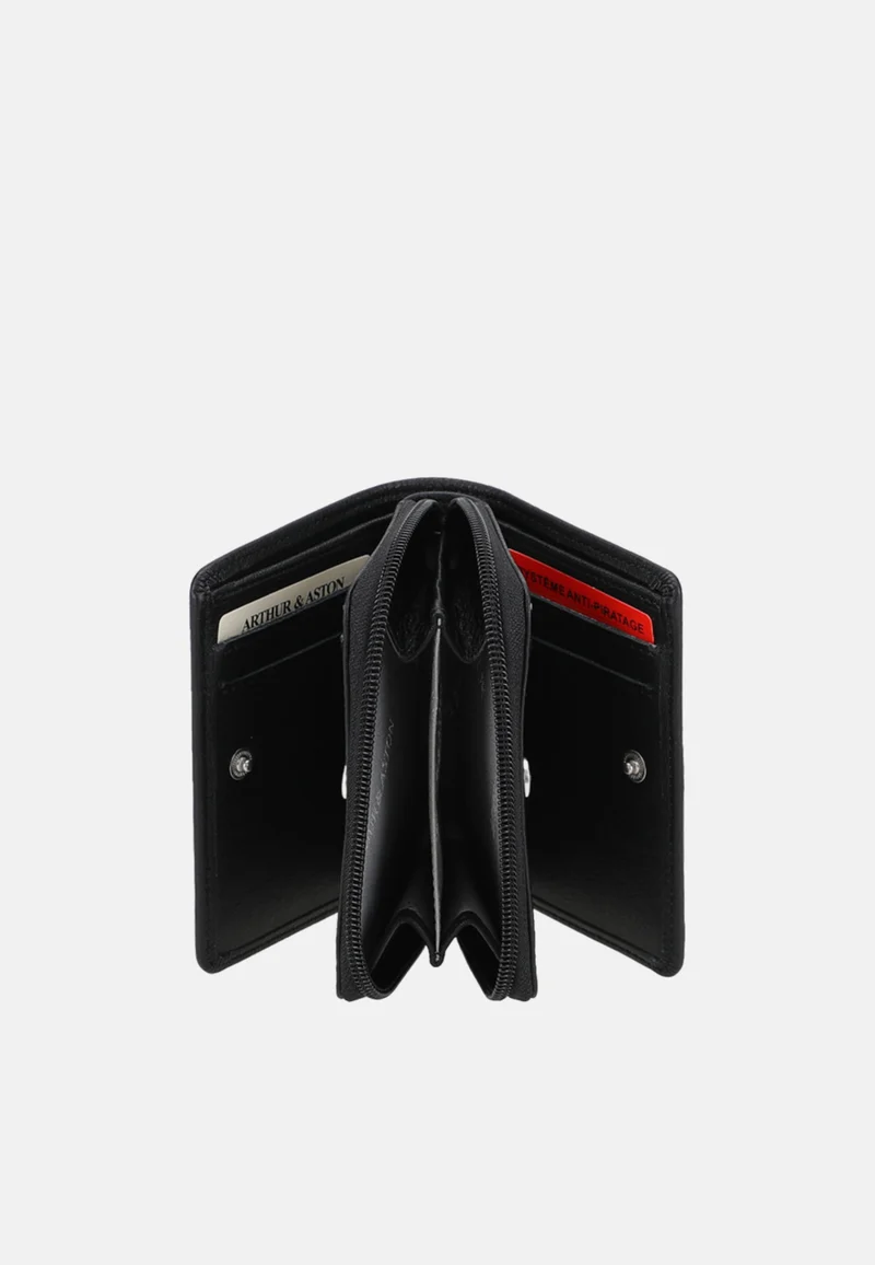 Arthur & Aston Porte Cartes Mixte, Homme, Femme Noir
